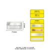 Botella PET de Boca Ancha para Alimentos de 68 Dientes Tapa de Aluminio Botella de Plástico Transparente Redonda Sellada Lata de Alimentos Botella para Empaque