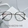 Nuevo marco de gafas de aleación unisex de moda con marco redondo retro de negocios que se puede equipar con un lote mixto ultraligero para miopía