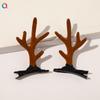 Qiyue Pinza para el Cabello Diadema Navideña Transfronteriza Copo de Nieve Reno Diadema Navideña para Personas Mayores Banda para el Cabello Tocado Accesorios para el Cabello Venta al por Mayor
