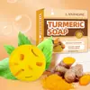 Jabón de Cúrcuma y Jengibre Lanthome Jabón de Cúrcuma Limpieza Reparadora Limpieza de Piel Jabón de Baño