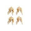 Hebilla de acero inoxidable, hebilla de cuentas doradas, hebilla de cadena de cuentas de acero de titanio, hebilla de cuentas para cabeza de collar de perlas, joyería DIY