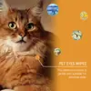 YEGBONG Toallitas para Ojos de Gato y Perro Toallitas para Manchas de Lágrima de Perro Gato Mascota Limpieza de Ojos Toallitas para Ojos