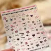 Pegatinas para Uñas Iron Sweet Cool Estrella Corazón M1219 Hebilla de Cinturón Personalizada de Papel de Aluminio Plateado Pegatinas de Uñas Estrella
