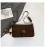 Bolsa Texturizada Retro de Alta Qualidade para Mulheres 2026 Nova Moda de Inverno Versátil Bolsa de Ombro Estilo Minimalista Bolsa Transversal para o Dia a Dia