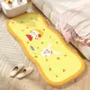 Alfombra de Piso de Gato de Dibujos Animados Linda, Manta de Sofá de Imitación Cachemira, Esterilla Refrigerante para Pies, Alfombra Larga para Mesita de Noche de Dormitorio, Esterilla para Ventana Abuhardillada de Balcón