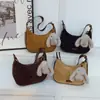 Bolsa de Ombro Único para Axila Outono e Inverno Nova 2025 Bolsa Feminina Versátil Diária Bolsa para o Trabalho Bolsa Transversal Retro de Grande Capacidade