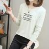 3022 # Camiseta de Manga Longa para Mulheres Algodão Puro (Foto Real Tirada) (95% Algodão 5% Elastano) (Novo Tamanho XXL)