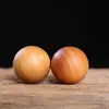 Cipreste bola noz de parede bola de mão 4,5 cm durião bola de mão peça de atividade bola de fitness para dedos bola de madeira maciça