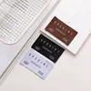 Etiquetas tejidas para ropa, Etiquetas de cuello de alta densidad, Etiquetas de talla, Diseño DIY para ropa, Ropa para niños, Bolsos, Sombreros, Accesorios con logo, Parches de tela