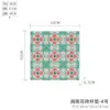Quanzhou Cultural y Creativo Sur de Fujian Posavasos de Azulejo Cerámica Esteras Aislantes de Calor Manteles de Mesa Hogar Anti-quemaduras Posavasos para Tazas de Agua Regalos de Viaje