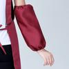 Manga larga de trabajo para adultos, antiincrustante, impermeable, manga larga para restaurante, hotel, delantal con manga larga, uniforme con logotipo impreso
