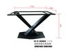 Patas de Mesa de Lujo Ligero, Soportes para Patas de Mesa, Patas de Mesa de Comedor de Hierro Pizarra, Patas de Mesa de Comedor, Mesa de Centro para Computadora, Estructura de Mesa de Bar, Escritorio de Oficina