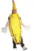 Fantasia de Banana para Adultos Homens e Mulheres Cosplay de Halloween Festa Bar Performance Terno M Feijão Terno de Casal Terno de Banana Madura