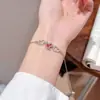Collar de Calabaza Roja Estilo Chino, Joyería del Año Animal Estilo Chino, Pulsera de Lujo Ligero de Gama Alta para Mujer, Collar Literario de Moda