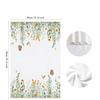 Toalla de Cocina de Microfibra con Diseño de Flores y Mariposas para Primavera y Verano, Transfronteriza, Amazon, Absorbente para Escritorio, Toalla Decorativa para el Hogar