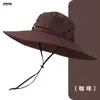 Sombrero de Pescador de Verano con Protección Solar para Montañismo para Hombre, Sombrero para Exteriores con Ala Ancha para Pesca en Verano