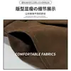 Pantalones de Cuadros Color Café de Pierna Ancha para Mujer, Nuevo Estilo Primavera y Otoño 2025, de Tiro Alto, Holgados, Casuales, con Caída, Pantalones Rectos de Alta Gama