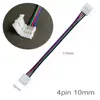 Barra de luz LED hebilla sin soldadura con cable 8mm10mm12mm conector de empalme monocromático color mágico RGB cable sin soldadura