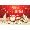 Jogos americanos de Natal estilo ocidental transfronteiriços série D Amazon criativo isolamento térmico antiderrapante base de mesa PVC impresso tapete de feriado