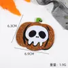Adesivos de Tecido Tema Halloween Acessórios de Cabelo Não Tecido DIY Acessórios de Adereço de Cabeça de Feriado Artesanal para Crianças Fantasma Abóbora