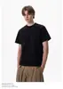 Camiseta de Manga Curta Estilo Americano de Verão em Algodão Espacial com Amônia Líquida para Homens, Design de Nicho, Corte Limpo, Caimento Solto, Top Tendência