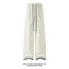 Otoño 2026 Nuevo Estilo Pantalones de Cuadros Blancos de Pierna Recta con Color de Contraste M-5XL HK26905-TeP22