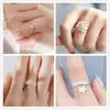 Anillo de Plata para Mujer Sentido del Diseño Nicho Simple ins Moderno 2022 Celebridad de Internet de Moda Personalizado Ajustable Anillo para Dedo Índice