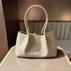 Bolso Cruzado de Hombro Único Tejido para Primavera/Verano 2026 Bolso de Axila Bolso Cesta Piel Genuina Cuero de Vaca de Primera Capa Bolso Tejido