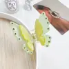 YHJ Acessórios de Cabelo Novo Sentido de Alta Qualidade Diamante Borboleta Dupla Pérola Grampo de Cabelo Disco de Cabelo Presilha de Tubarão Grampo para Meio Rabo Presilha de Pegar