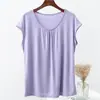 Chaleco de modal de verano para mujer de mediana edad y ancianos, talla grande, holgado, para casa, como capa base, top sin mangas, venta al por mayor