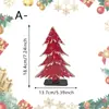 Nuevos adornos de madera navideños transfronterizos con pintura de lunares, decoración de mesa para árbol de Navidad para un ambiente festivo en la sala de estar
