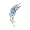 Broche Corsage de Perla de Agua Dulce de Trigo para Mujer Cristal de Fantasía de Alta Gama Nuevo Pin 2025 Pin Fijo para Cuello de Ropa
