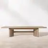 Sofá Exterior Personalizado de Gama Alta, Sofá de Teca y Ratán para Exterior de Patio, Muebles de Exterior para Jardín Anticorrosión y a Prueba de Sol