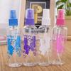Regadera de niebla fina de 100 ml impresión transparente botella de spray pequeña Loción embotellada herramientas de belleza botella vacía suministro de tienda de 2 yuanes