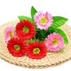 Estilo Europeu Retro 5 Garfos Cachos de Pequenas Rosas de Chá Flores Artificiais Atacado Casamento Casa Flores Falsas de Ameixa de Chá Pequenas Flores