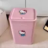 Papelera de Gato Muy Atractiva, Cubo de Basura para Dormitorio Tipo Pulsador que Impulsa la Dopamina, Papelera Doméstica para Baño con Tapa abatible