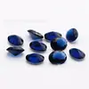 Pedras preciosas de vidro em formato de ovo mais vendidas pelo fabricante 2*3-13*18mm oval cor branca vidro pedras soltas atacado