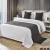 Moderno Simples Acessível Luxo B&B Hotel Bandeira de Cama Toalha de Cabeceira Travesseiro Roupa de Cama Cor Pura Manta de Cabeceira Caminho de Cama