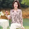 Conjunto de Otoño Estilo Nuevo 2026 para Mamás, Conjunto de Dos Piezas de Moda para Mujeres de Mediana Edad y Mayores, Manga Tres Cuartos de Otoño