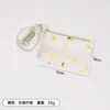 Bolsa de almacenamiento para manualidades decorada con encaje y cuerda retorcida color perla, para guardar labiales, audífonos, monedas, artículos varios y maquillaje, personalizable