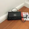 Comércio Exterior Estilo Coreano Para Ir ao Trabalho Moda Transfronteiriça Fio Bordado 2026 Malha Diamante Corrente Bolsa de Mão de Luxo Leve Bolsa de Ombro Bolsa Transversal Pequena Quadrada Feminina