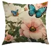 As Capas de Almofada Retro Florais de Borboleta Mais Vendidas da Temu São Adequadas para Todas as Decorações de Quarto e Podem Ser Personalizadas para Venda por Atacado