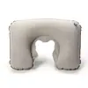 Almohada de Camping de PVC Afelpado en Forma de U, Almohada Cervical, Almohada para la Espalda, Almohada de Aviación, Almohada para Avión, Almohada de Viaje, Almohada Inflable, Soporte para el Cuello