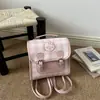 Mochila Estilo Universitario Casual Estilo Coreano Transfronteriza 2026 Nuevo Modelo Bolso de Mano Bolso de Hombro Bolsa Cuadrada Linda para Niña Gran Capacidad