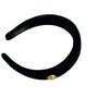 Diadema de Otoño e Invierno de Gama Alta Versátil para Mujer Accesorios para el Cabello Sencillos para Salir Diadema de Terciopelo Retro Elegante con Hebilla Dorada Tocado