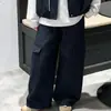Nuevo conjunto casual de otoño para niñas: sudadera con capucha, chaleco de cuadros con solapa, pantalones cargo con bolsillos, conjunto de tres piezas, pantalones largos para estudiante