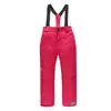 Pantalones de esquí para niños medianos y grandes niños y niñas a prueba de viento Impermeables cálidos engrosados pantalones con tirantes desmontables