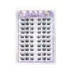 Milin pegamento para pestañas postizas dulce sin pegamento 10 filas estilo chino zorro lindo pequeñas finas pestañas postizas racimo individual segmentadas naturales rizadas flujo de cabello
