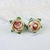 Estilo europeo retro té Brote simulación cabeza de flor rosa DIY material de corona caja de dulces Mori caja de regalo accesorios de flores