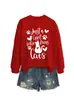 Solo una Chica que Ama Amazon Ebay Estación Independiente Sudaderas Casuales e Interesantes para Mujer Otoño e Invierno